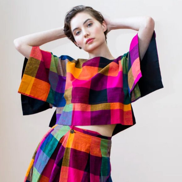 Rujuta Sheth MIRA TOP | MULTI CHEX - Picture 3 of 3